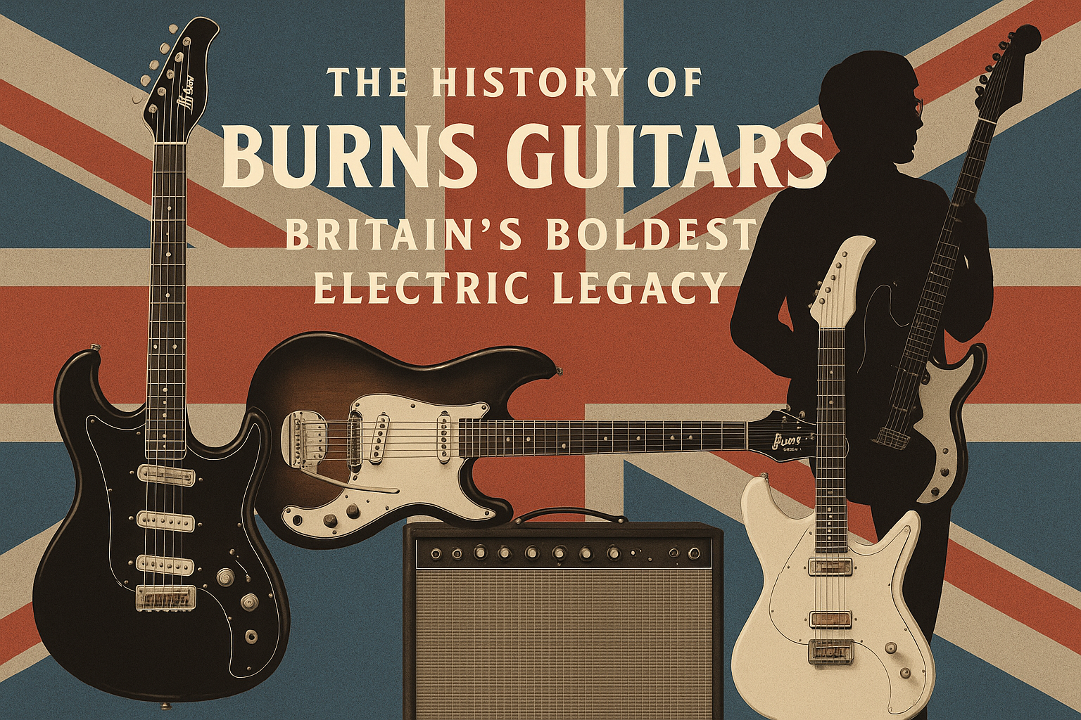 バーンズギターの物語：大胆な英国の声 – Fat Bottom Guitars