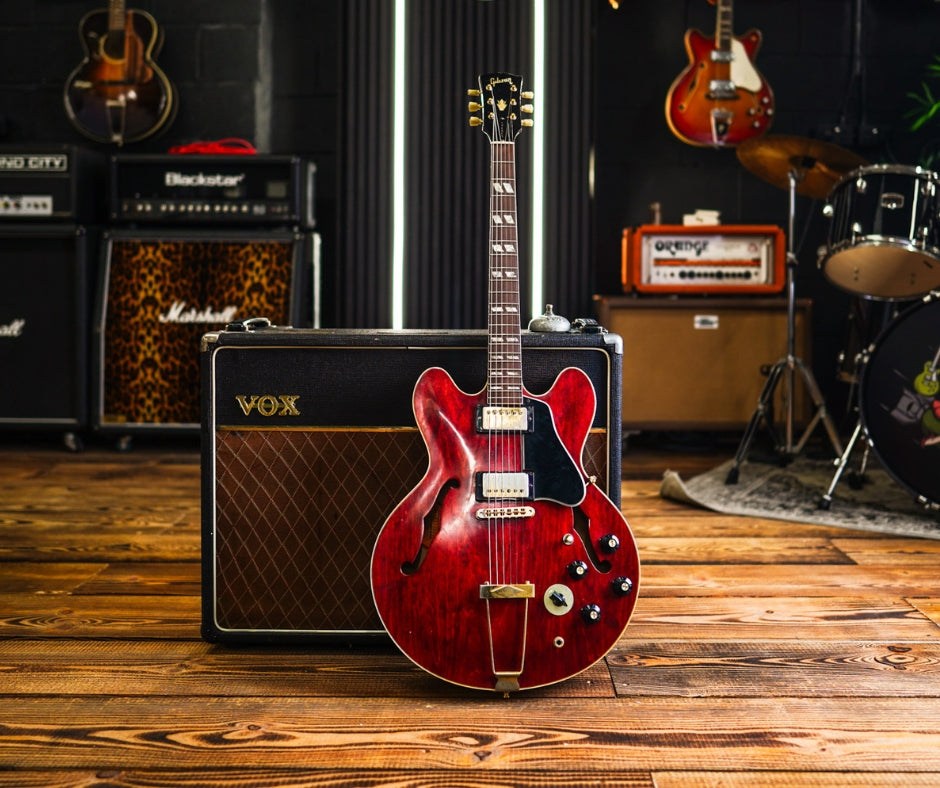 Gibson ES-345 風　エレキギター(メーカー不明) ギブソンES-345の歴史：セミホロウの象徴 – Fat Bottom Guitars
