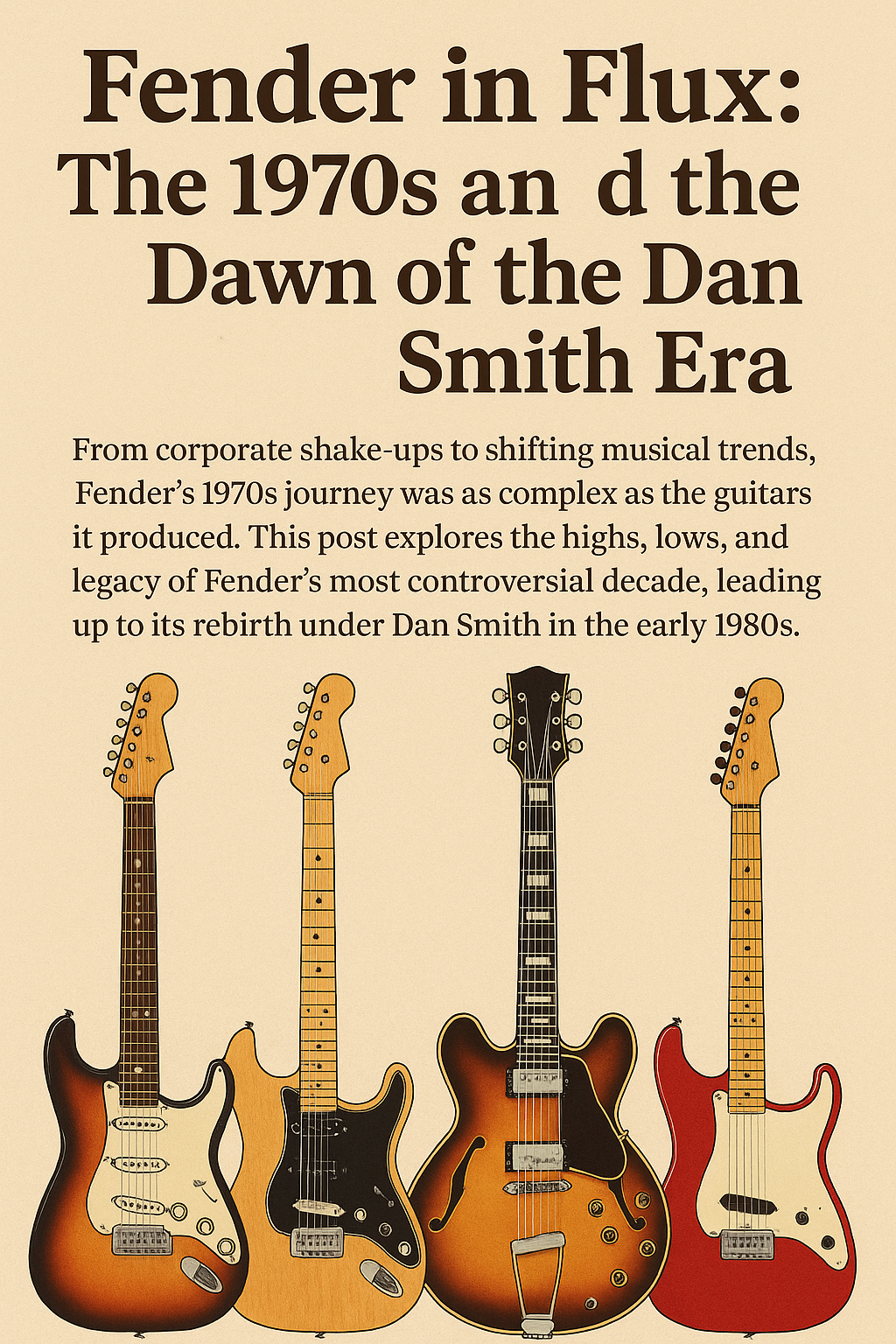 Fender in Flux: The 1970s and the Dawn of the Dan Smith Era