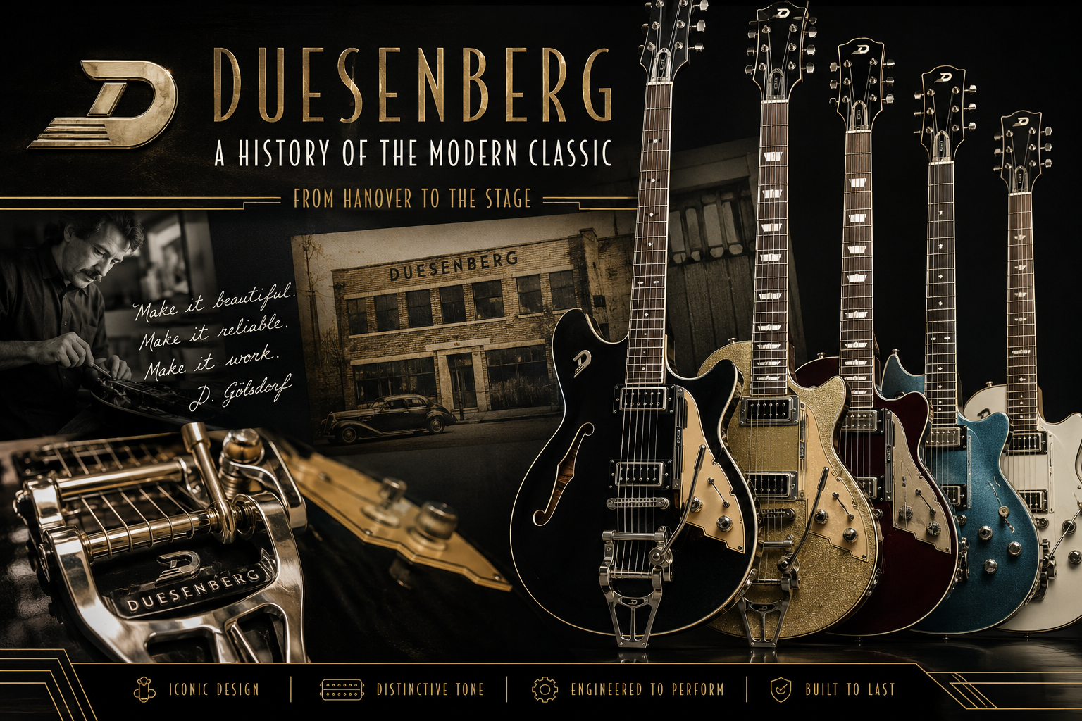 The History of Duesenberg Guitars: From Hanover to the Modern