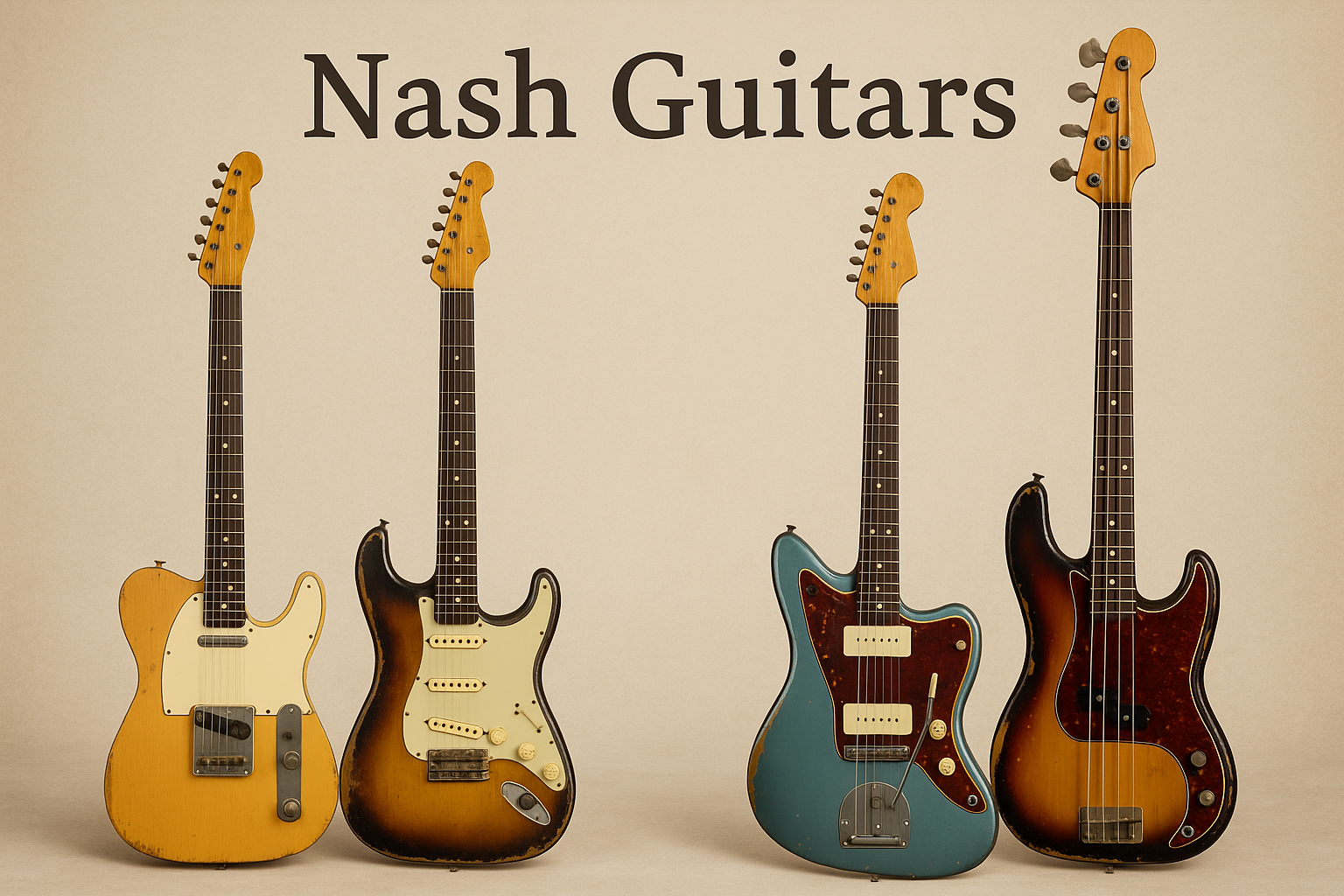 The Vintage Soul of Modern Builds: The Story of Nash Guitars