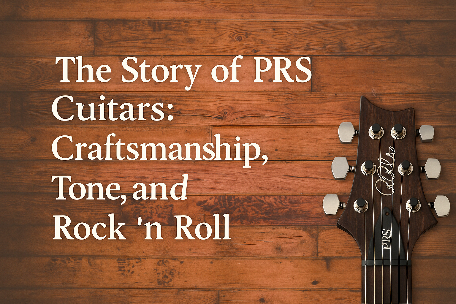 The Story of PRS Guitars: Craftsmanship, Tone, and Rock ‘n’ Roll