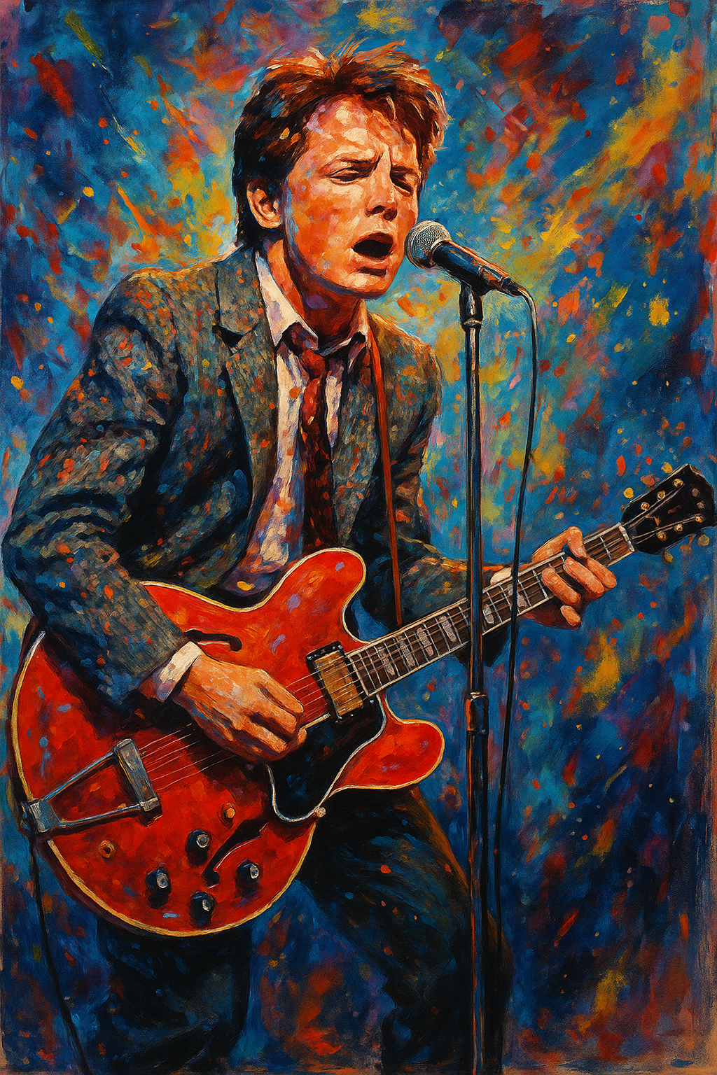 「お子様もきっと気に入るはず」 - 抽象画アートプリント