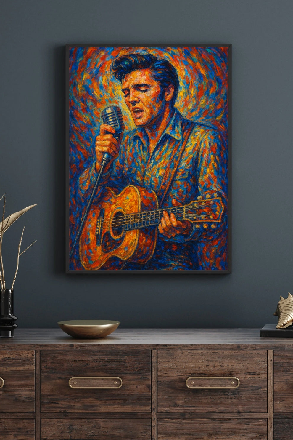 Elvis - Abstract Art Print