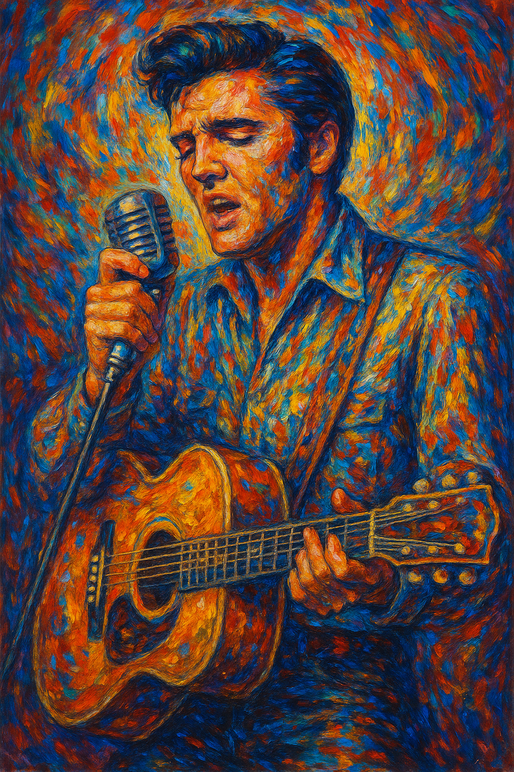 Elvis - Abstract Art Print