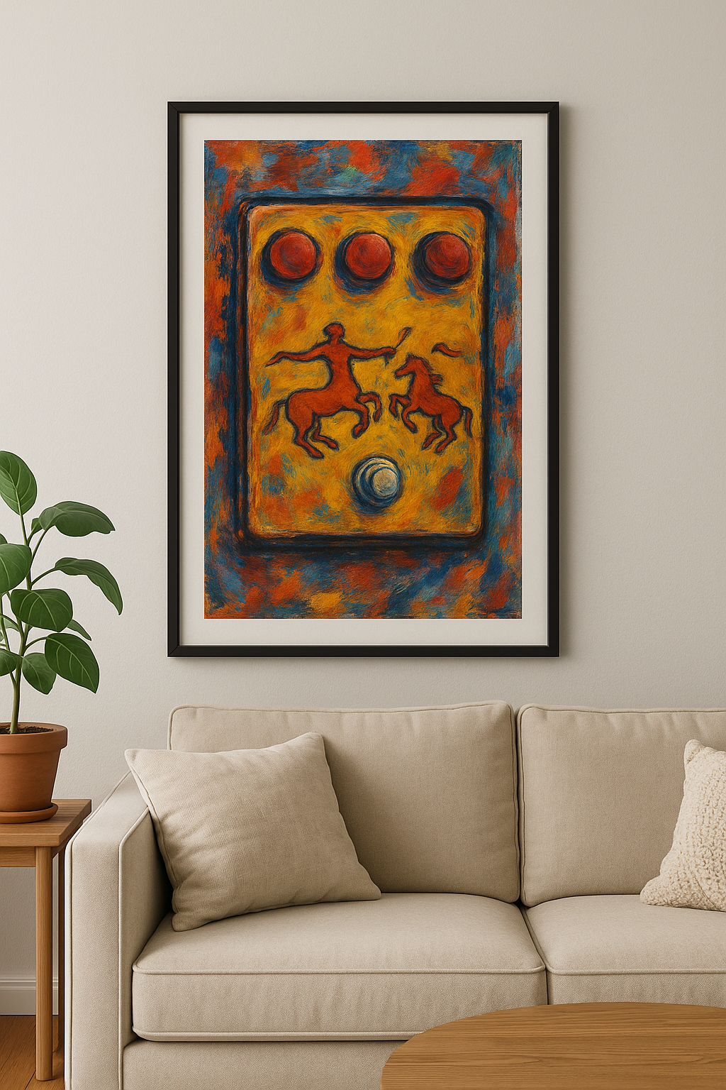 Horsey Drive - Abstract Art Print