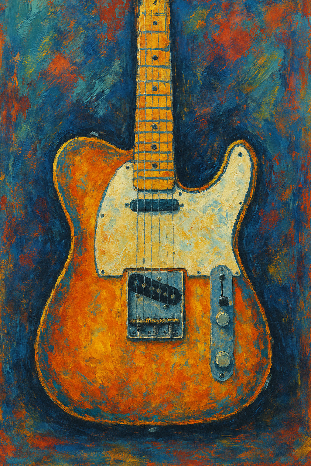 Telecaster -  Abstract Art Print