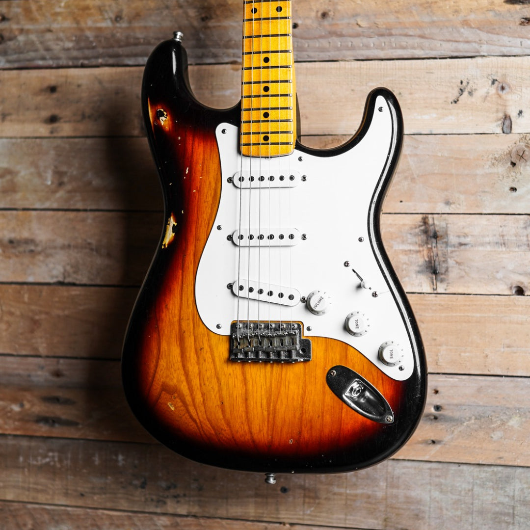 2017 Fender Custom Shop Postmodern Stratocaster Journeyman Relic In 2-Tone Sunburst
