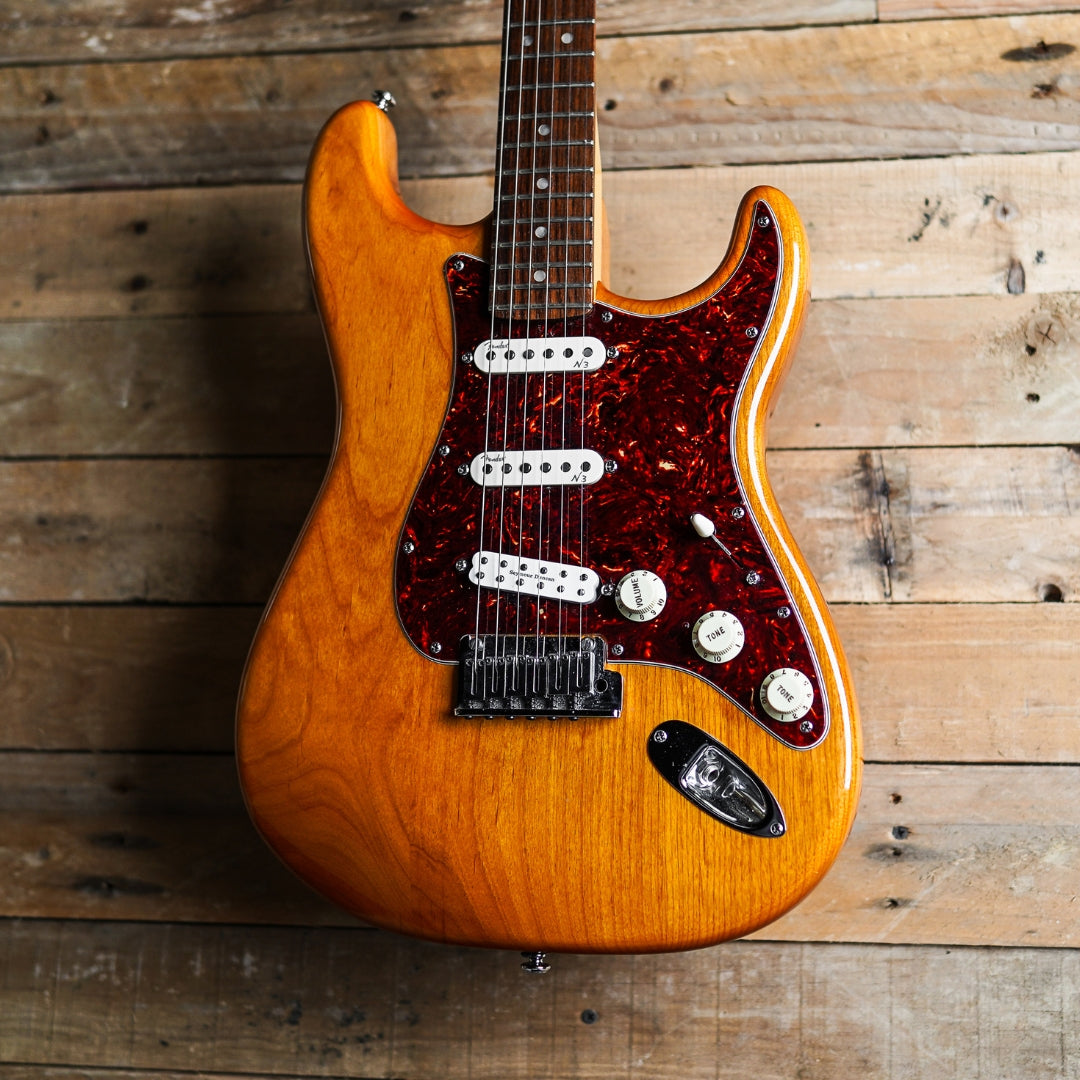 2011 Fender American Deluxe Stratocaster In Amber