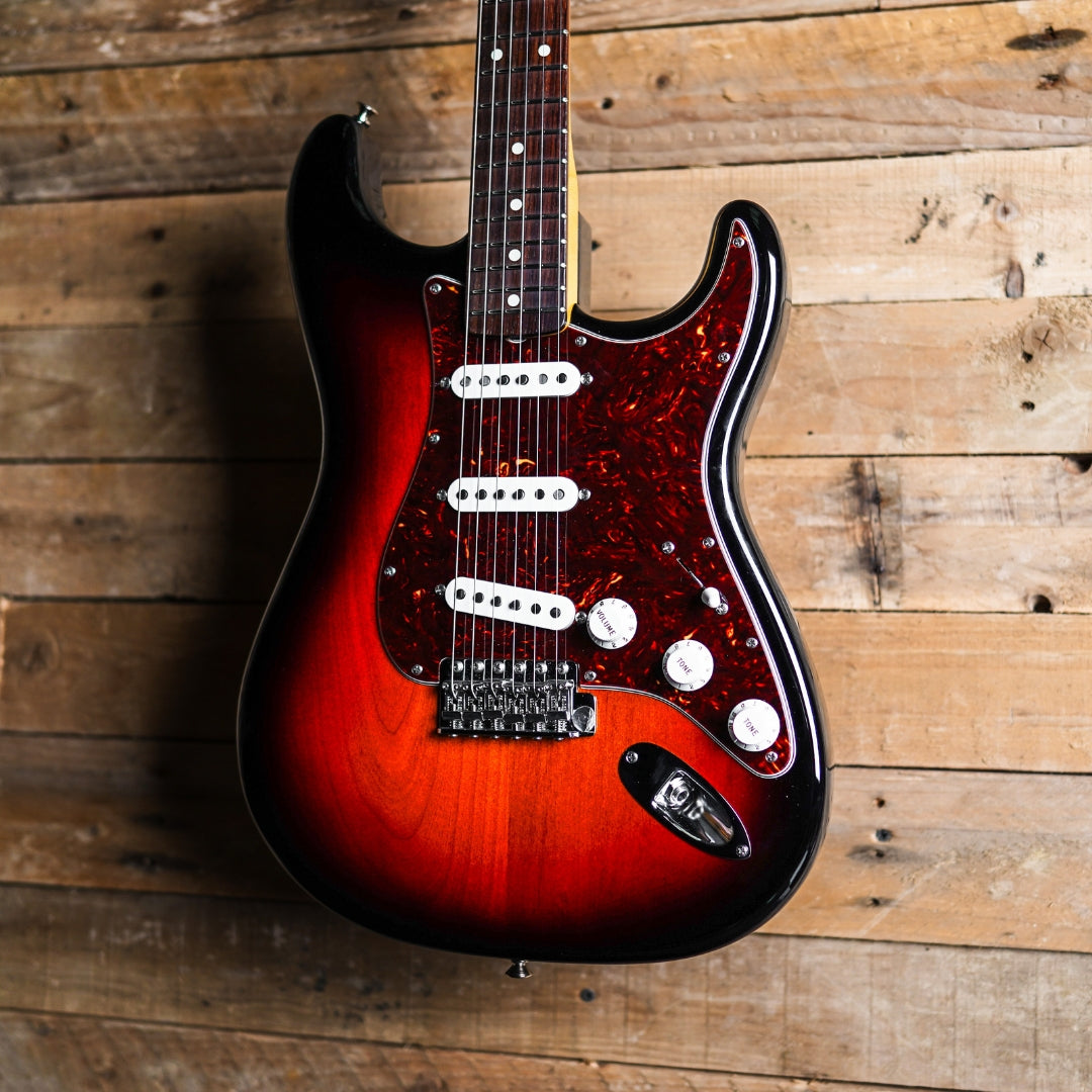 2014 Fender John Mayer Stratocaster - 3 Tone Sunburst – Fat Bottom