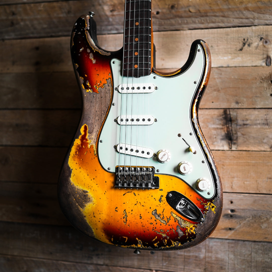 Fender Custom Shop Roasted '61 Stratocaster Super Heavy Relic in 3-Tone Sunburst