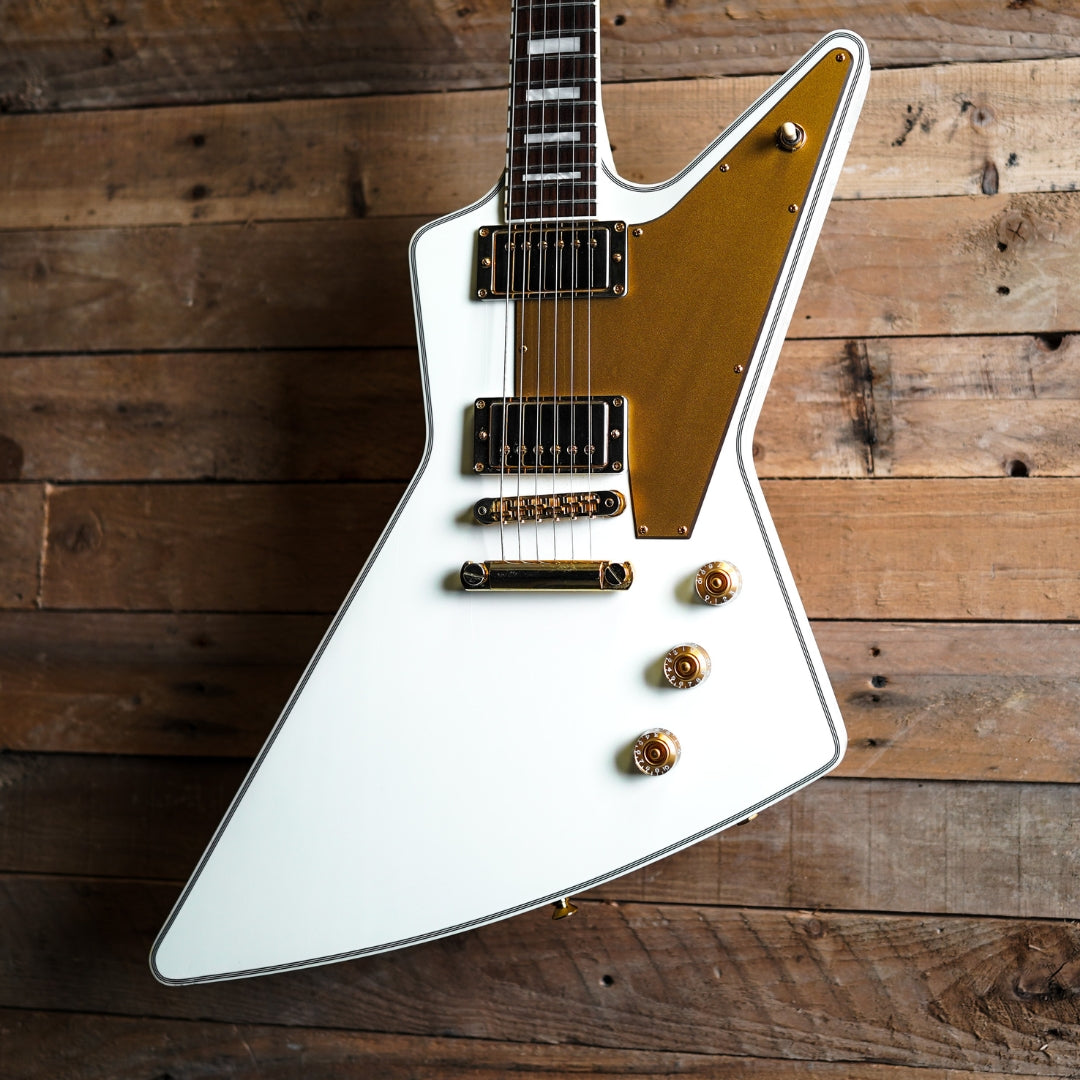 Gibson Lzzy Hale Signature Explorer in Alpine White – Fat Bottom