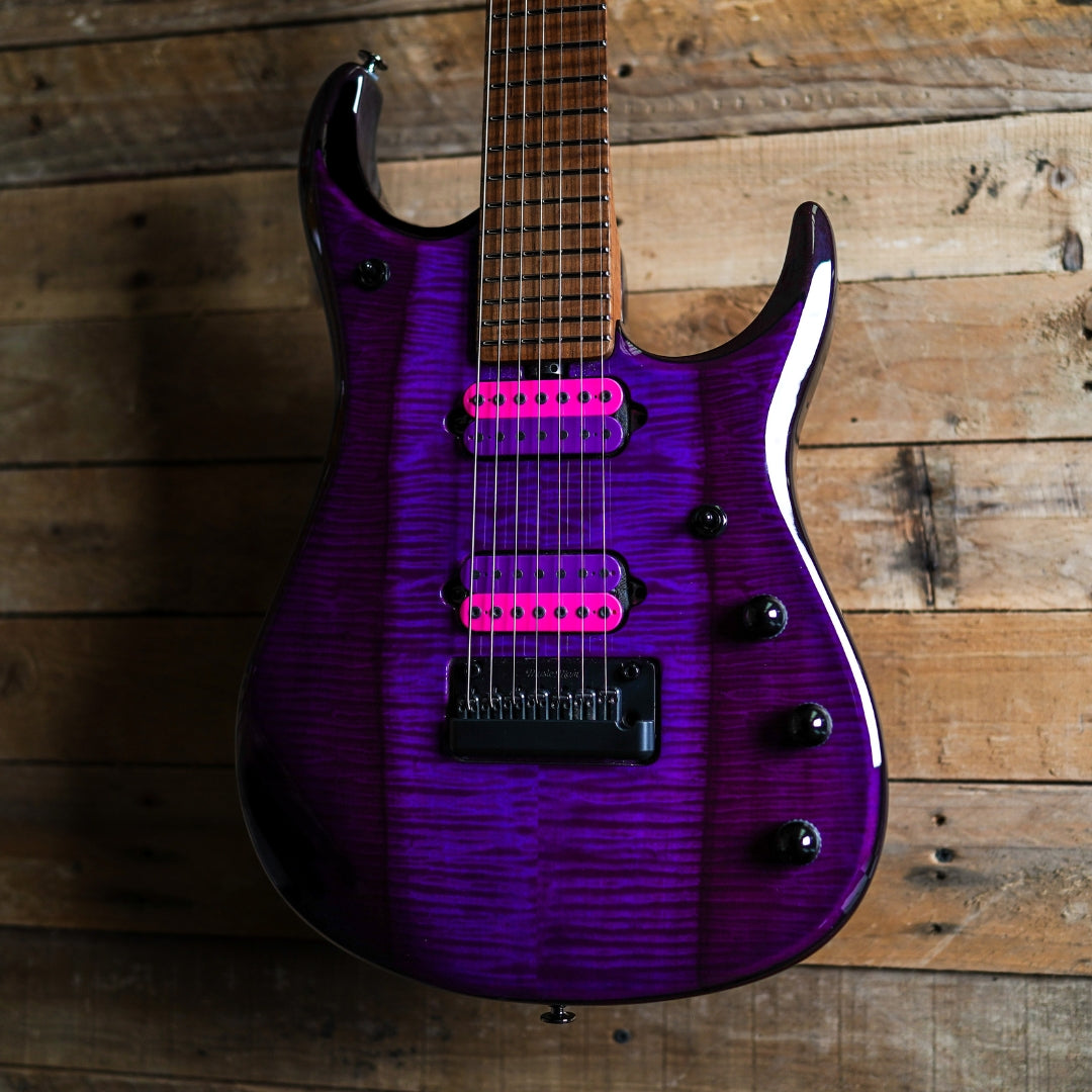 Music Man JP15 7-String in Purple Nebula