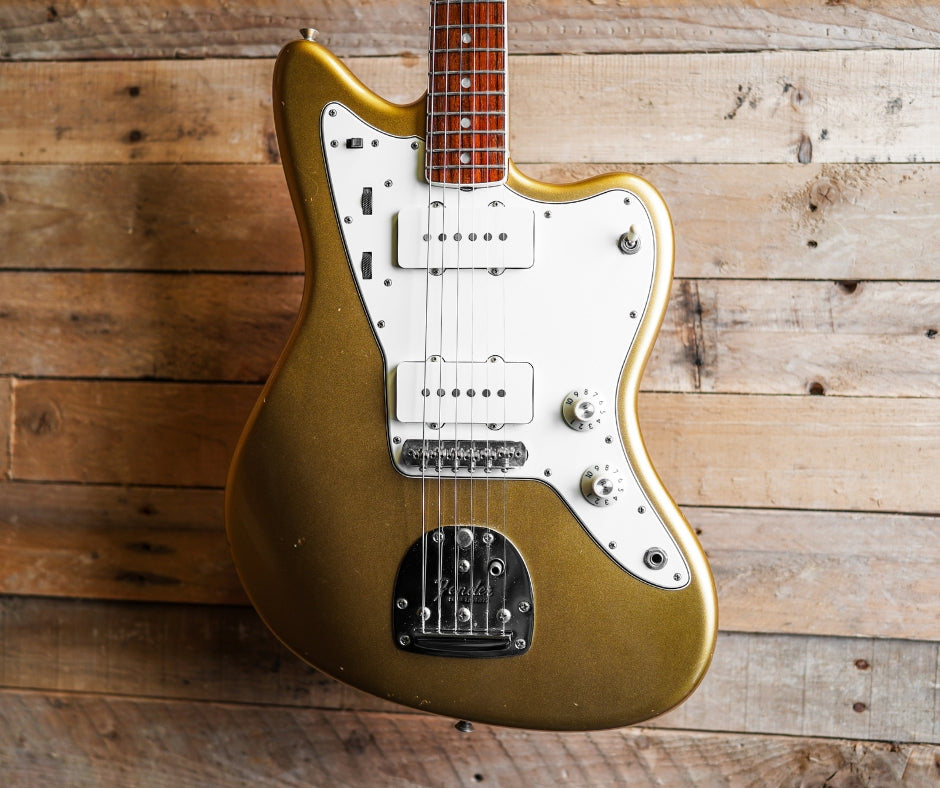 2012 Fender American Vintage '65 Jazzmaster In Aztec Gold – Fat
