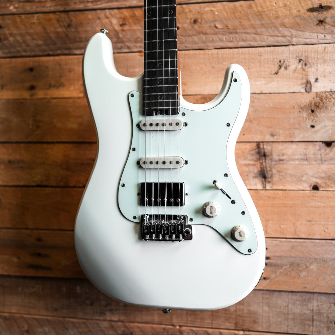 2022 Schecter Nick Johnston Signature HSS In Atomic Snow