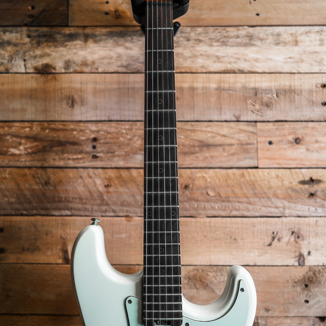 2022 Schecter Nick Johnston Signature HSS In Atomic Snow