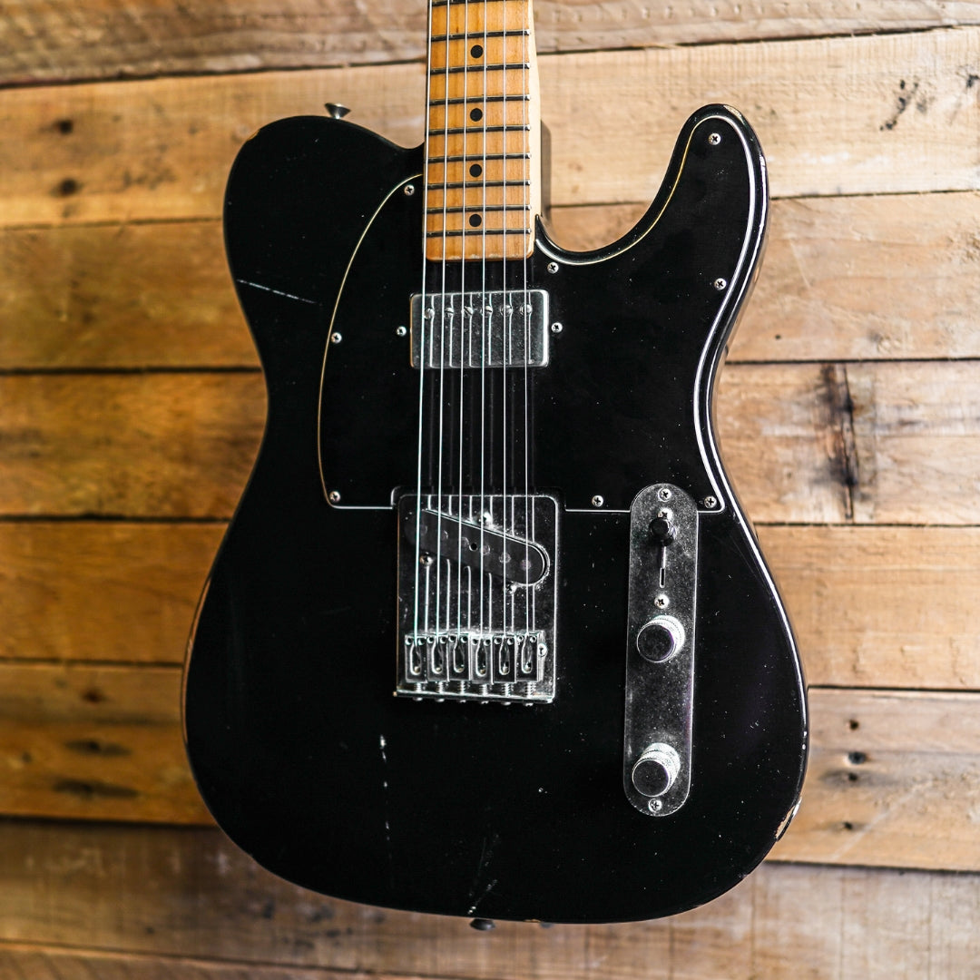 2010 Fender Road Worn Telecaster In Black – Fat Bottom Guitars
