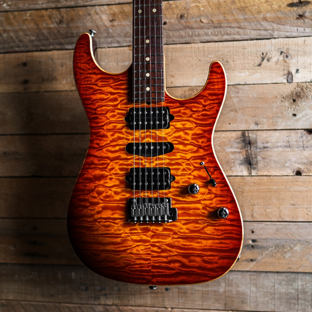 Suhr Standard Quilt Maple Honey Burst