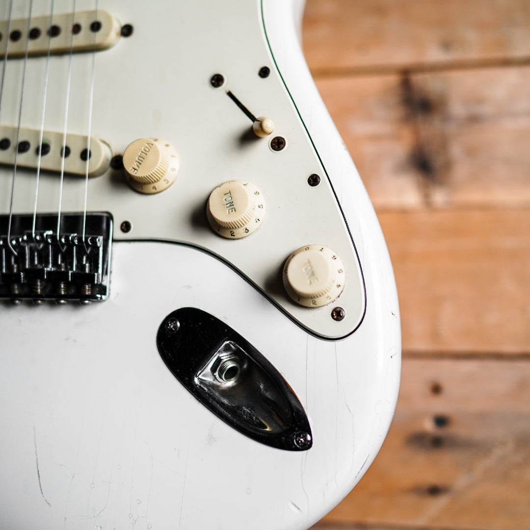 1971 Fender Stratocaster Hardtail In Olympic White
