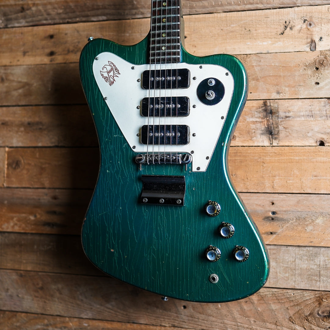 1969 Gibson Firebird III Non Reverse In Pelham Blue – Fat Bottom