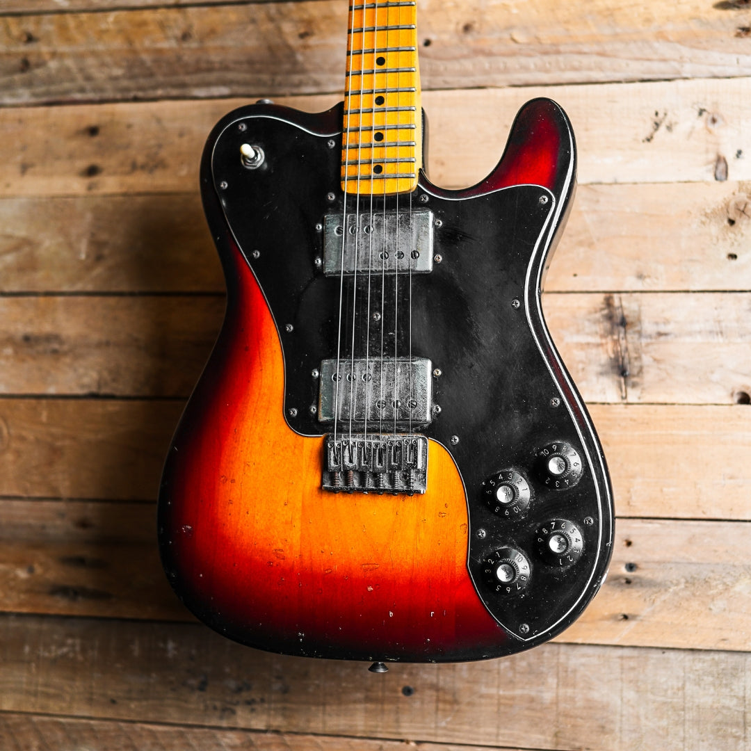 1973 Fender Telecaster Deluxe In 3 Tone Sunburst