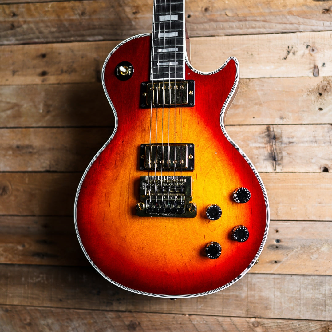 1989 Gibson Les Paul Custom With Kahler Tremolo In Cherry Sunburst