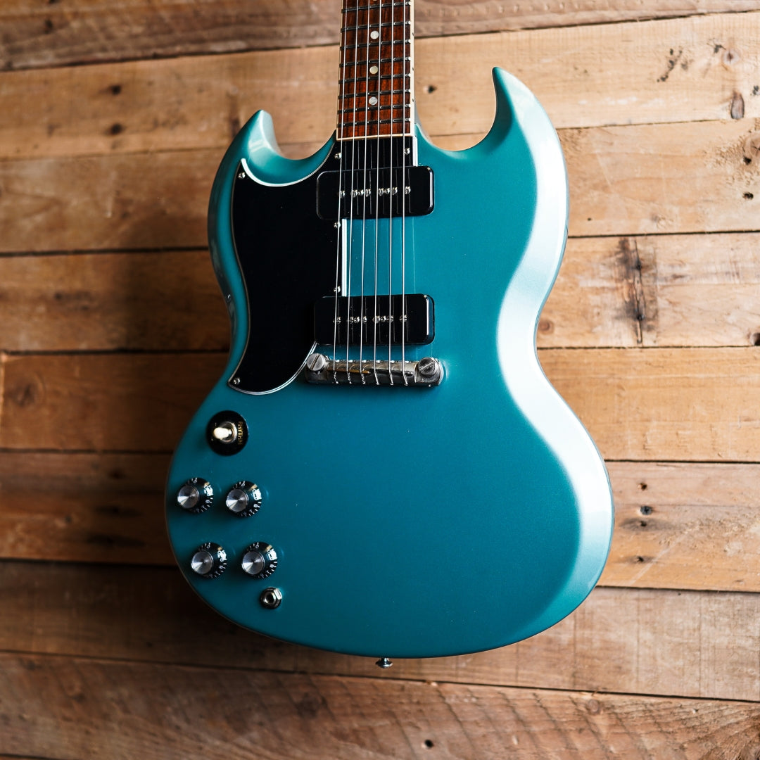 2019 Gibson SG Special Left-Handed In Faded Pelham Blue – Fat
