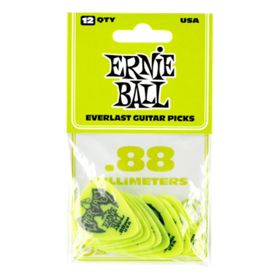 Ernie Ball Everlast 12 Pack .88mm Guitar Picks
