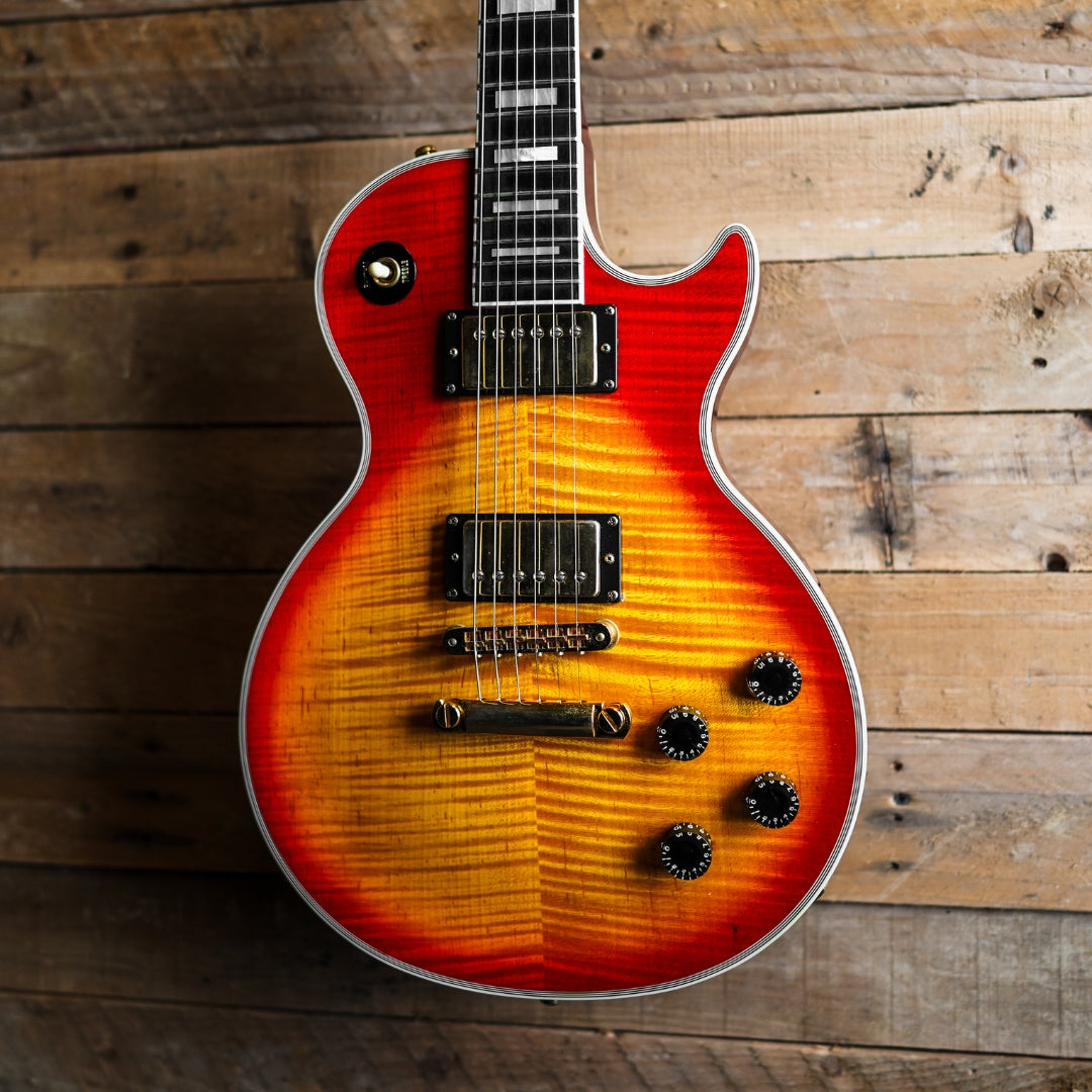 1993 Gibson Les Paul Custom In Heritage Cherry Sunburst – Fat