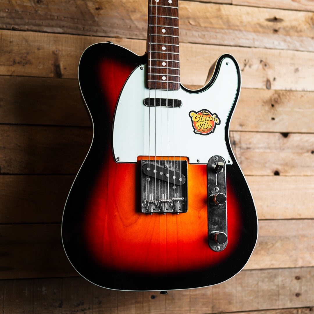 2010 Squier Classic Vibe '60s Telecaster Custom In 3 Tone Sunburst