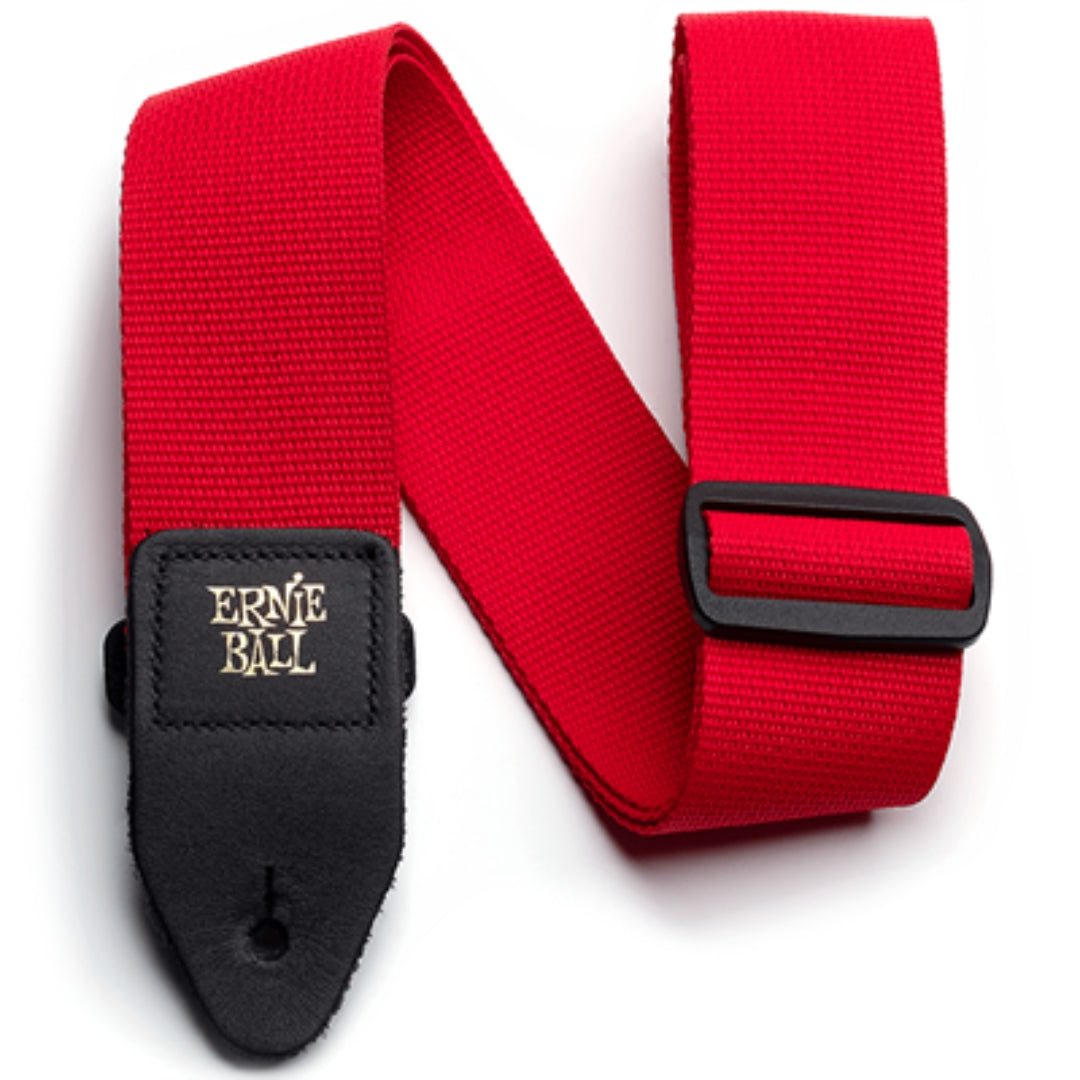 Ernie Ball Polypro Strap In Red