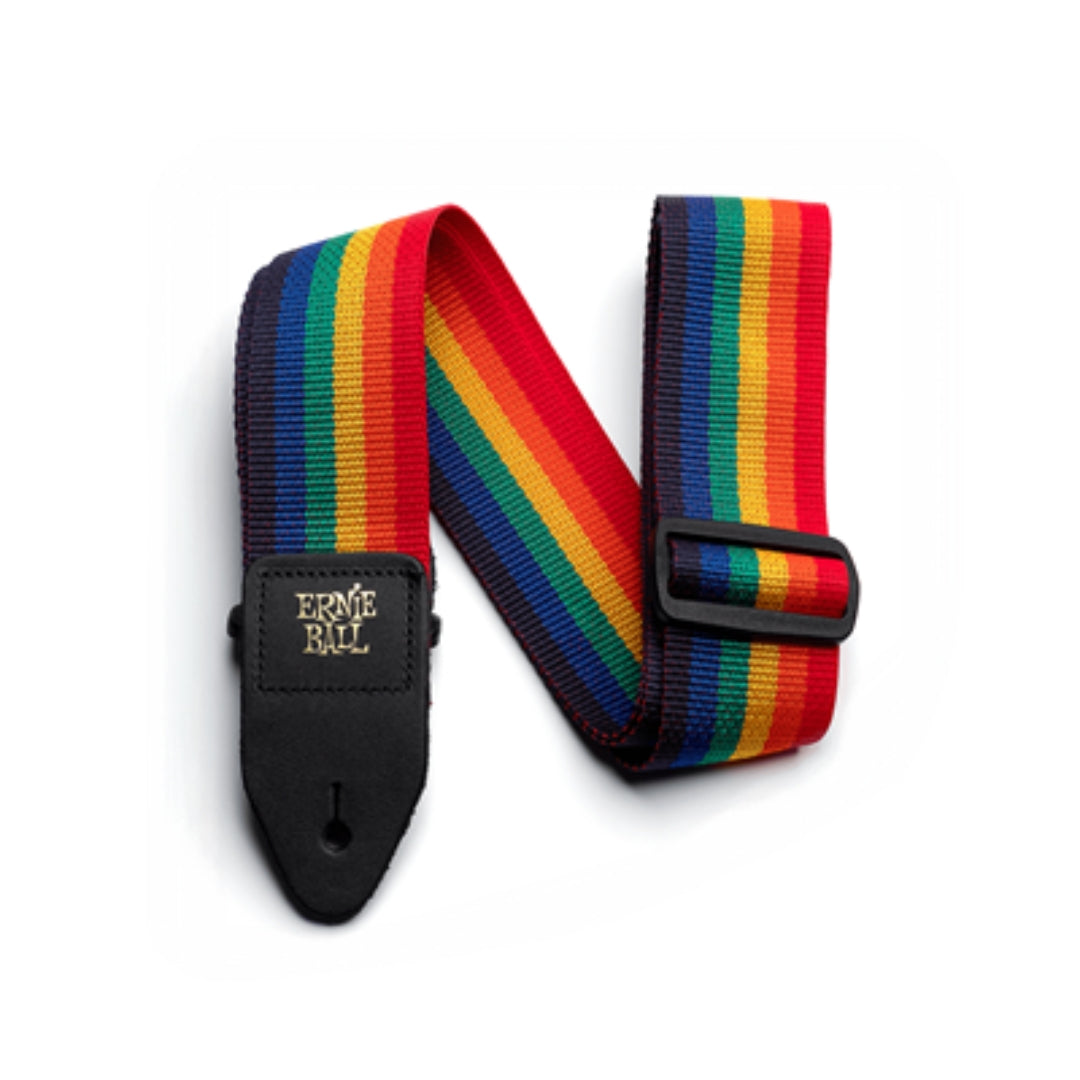 Ernie Ball Polypro Strap In Rainbow