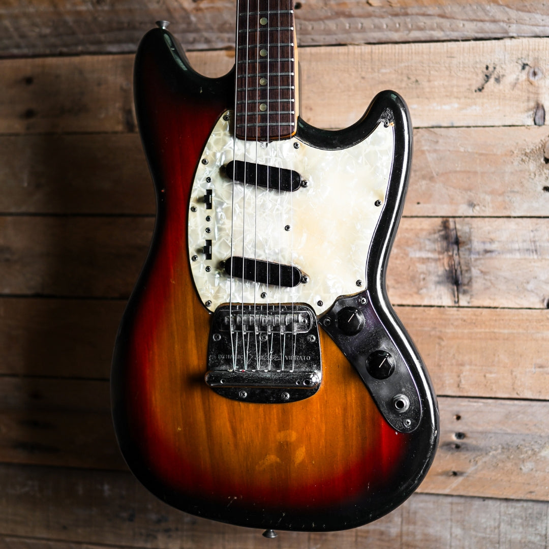 1973 Fender Mustang In 3-Tone Sunburst