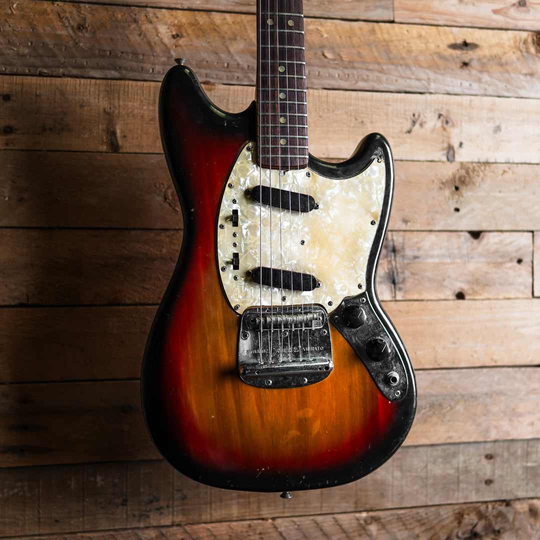 1973 Fender Mustang In 3-Tone Sunburst