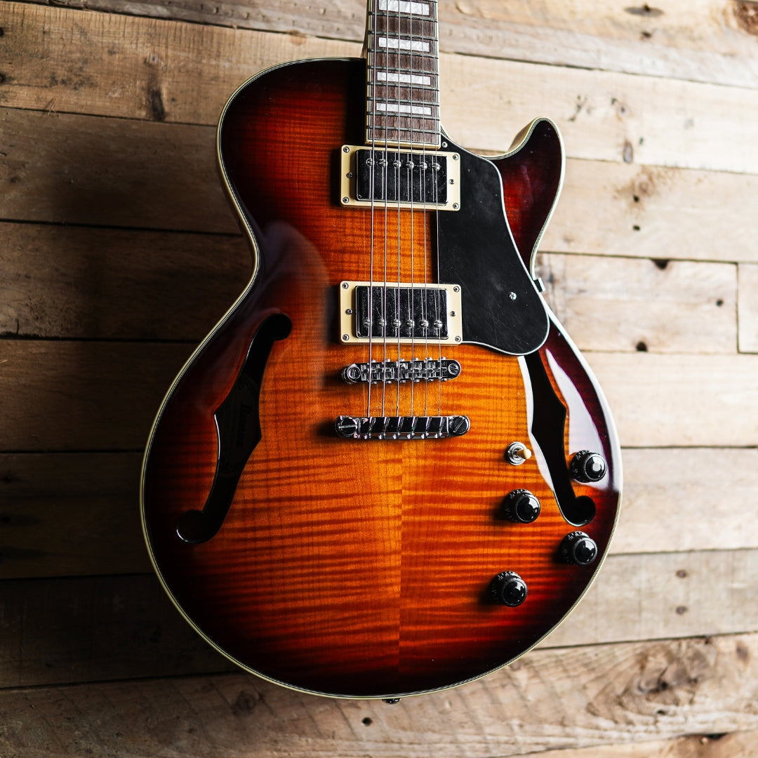 2020 Ibanez Artcore AGS73FM in Violin Sunburst