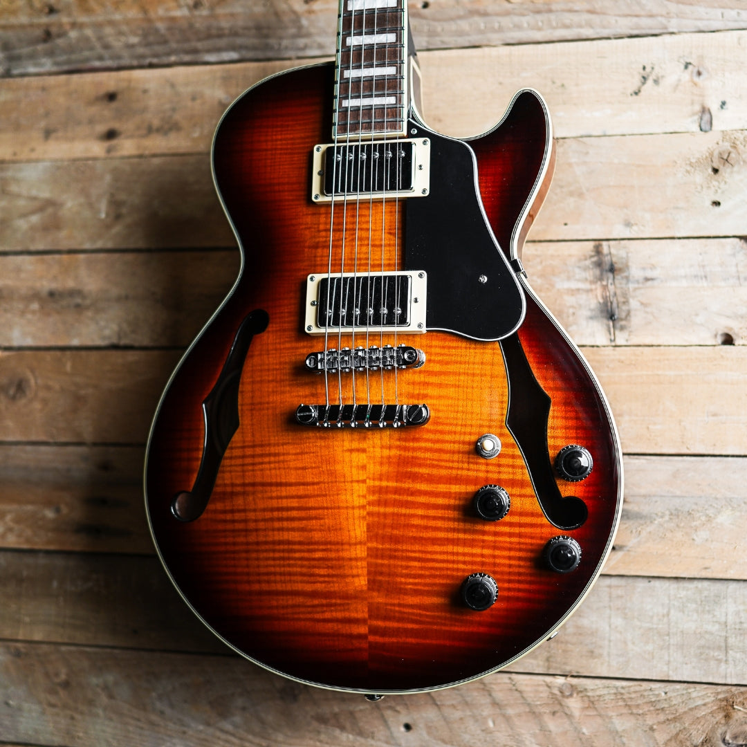 2020 Ibanez Artcore AGS73FM in Violin Sunburst