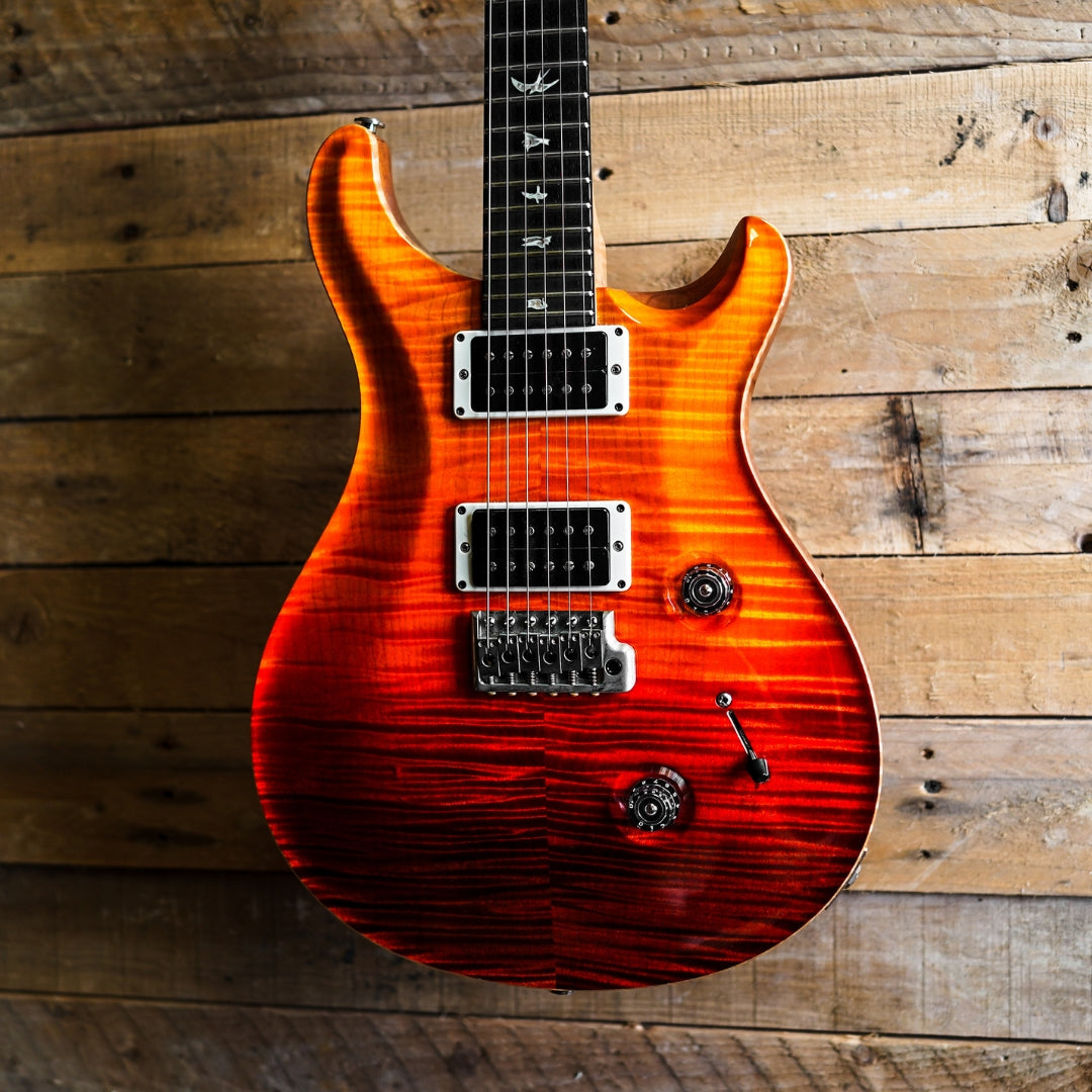 2013 PRS Wood Library 10 Top Custom 24 In Orange Fade