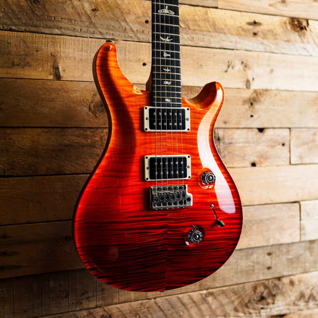2013 PRS Wood Library 10 Top Custom 24 In Orange Fade