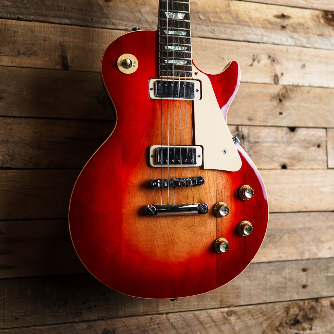 1975 Gibson Les Paul Deluxe in Cherry Sunburst - Modified