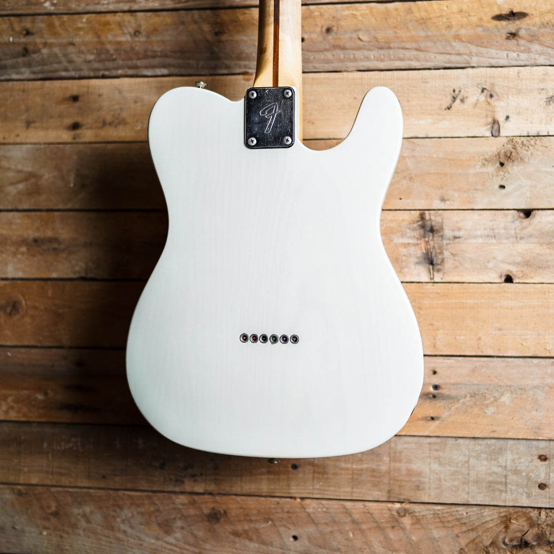 1978 Fender Telecaster Left-Handed In Olympic White - Refinished