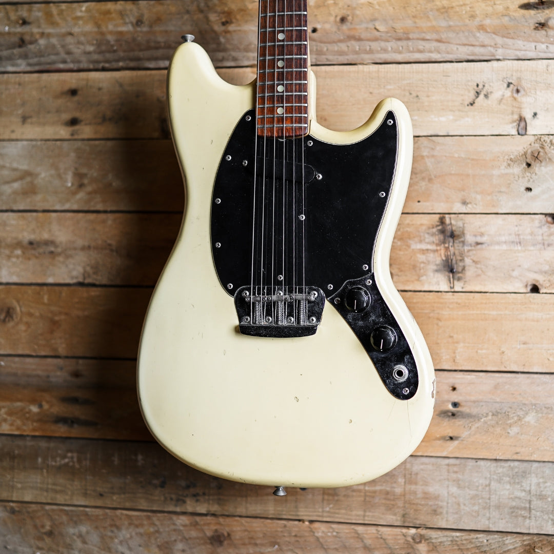1976 Fender Music Master in Olympic White