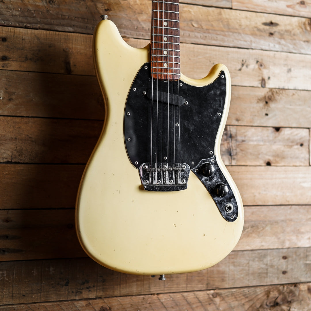 1976 Fender Music Master in Olympic White