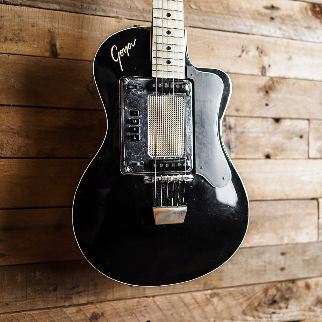 1959 Goya (Hagström) Model 80 in Black