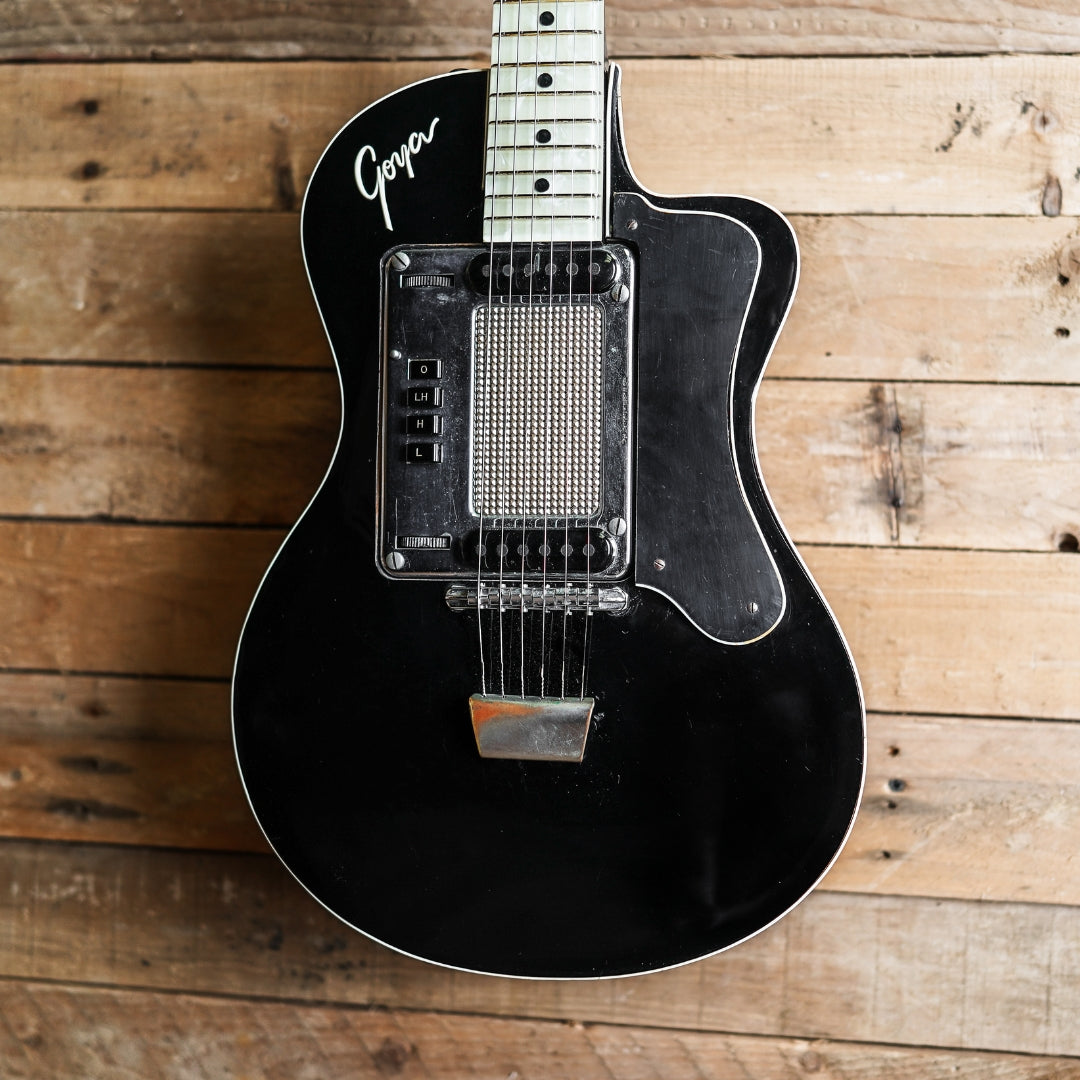 1959 Goya (Hagström) Model 80 in Black