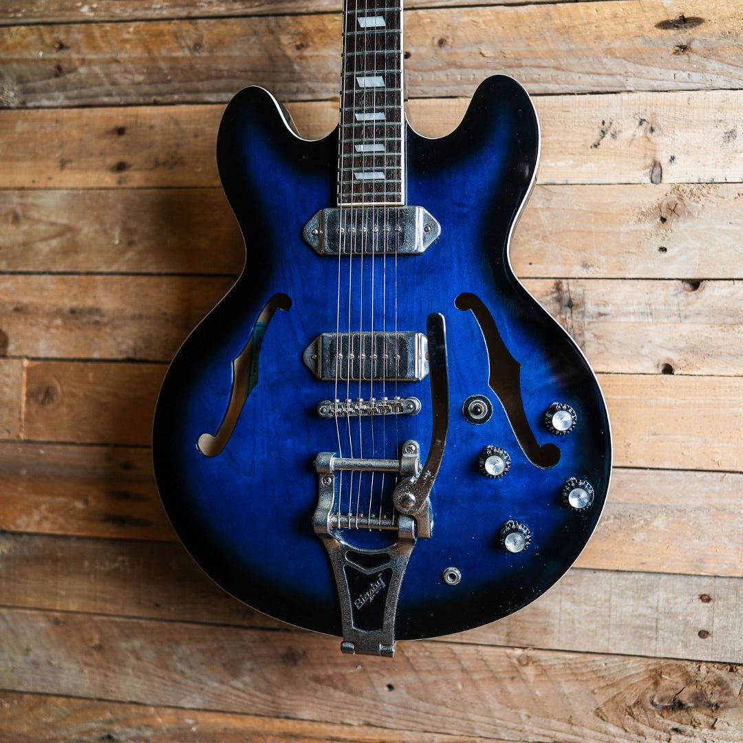2015 Epiphone Gary Clark Jr Casino in Blak & Blu