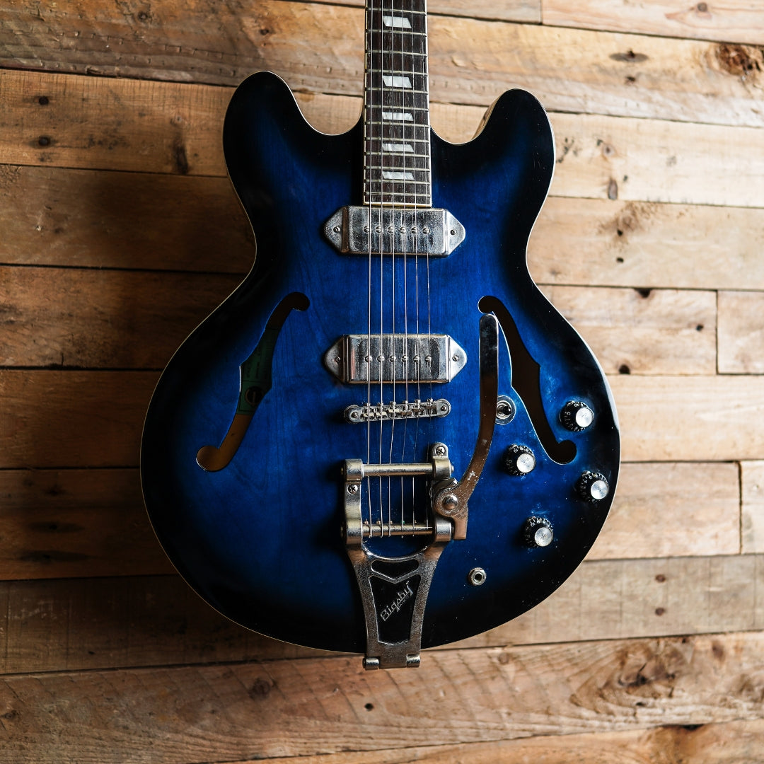 2015 Epiphone Gary Clark Jr Casino in Blak & Blu