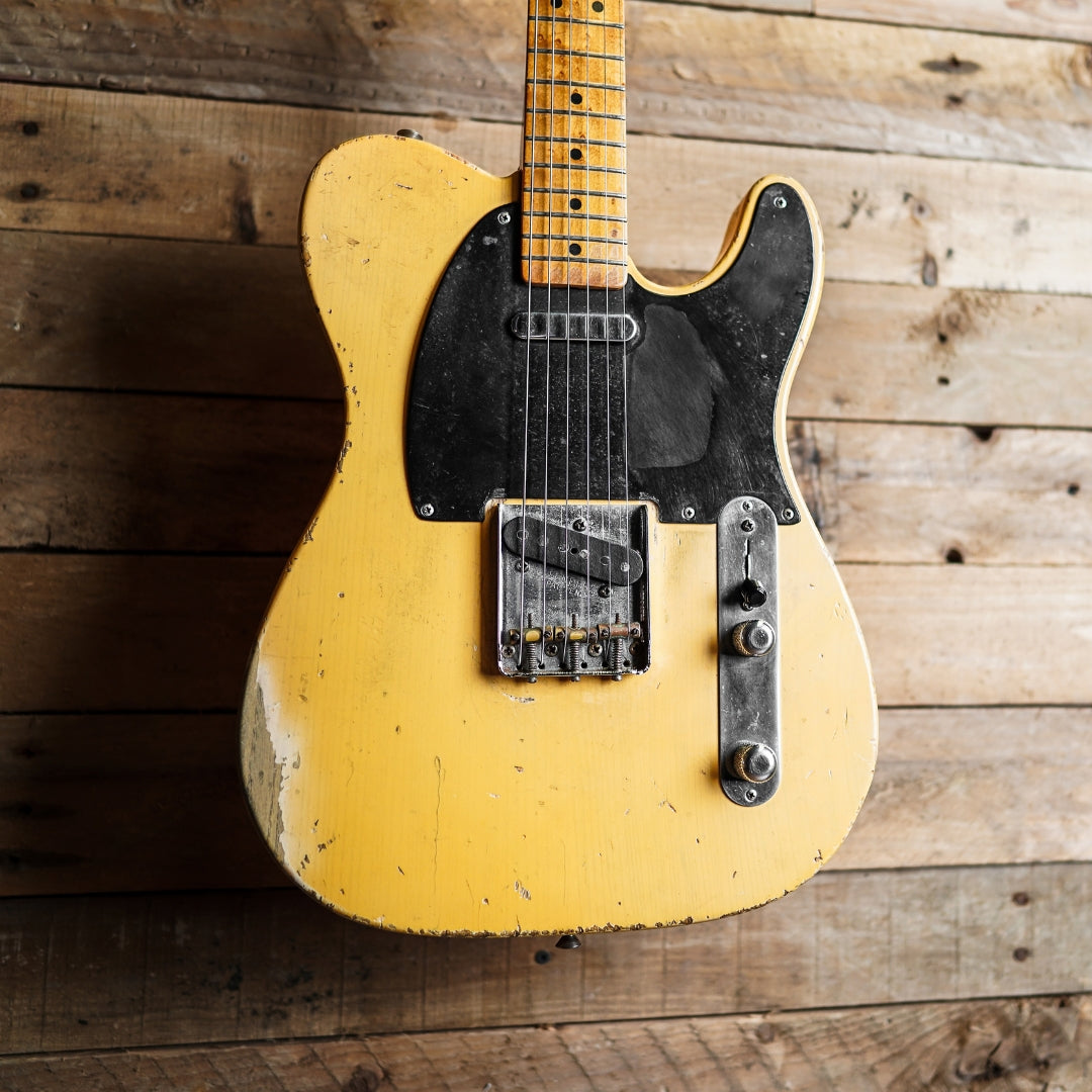 1996 Fender Custom Shop '51 Nocaster Vince Cunetto Relic In Butterscotch Blonde