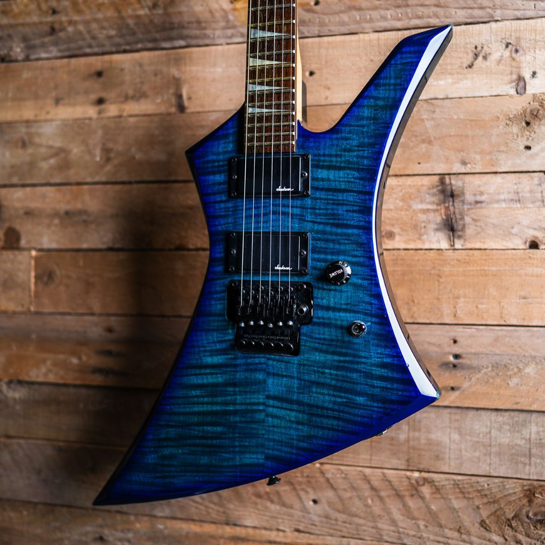 2007 Jackson KE3 Pro Series In Transparent Blue