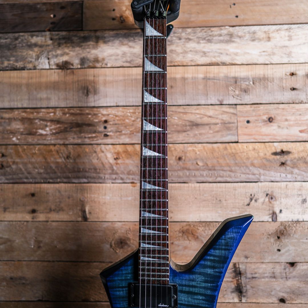 2007 Jackson KE3 Pro Series In Transparent Blue