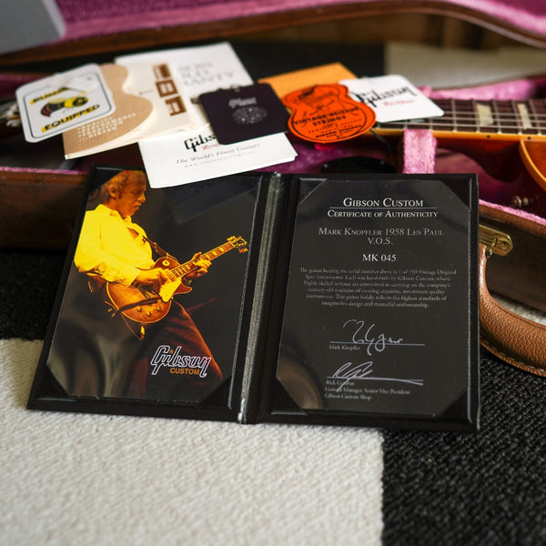 Gibson Custom Shop Mark Knopfler '58 Les Paul Standard Knopfler 'Burst VOS
